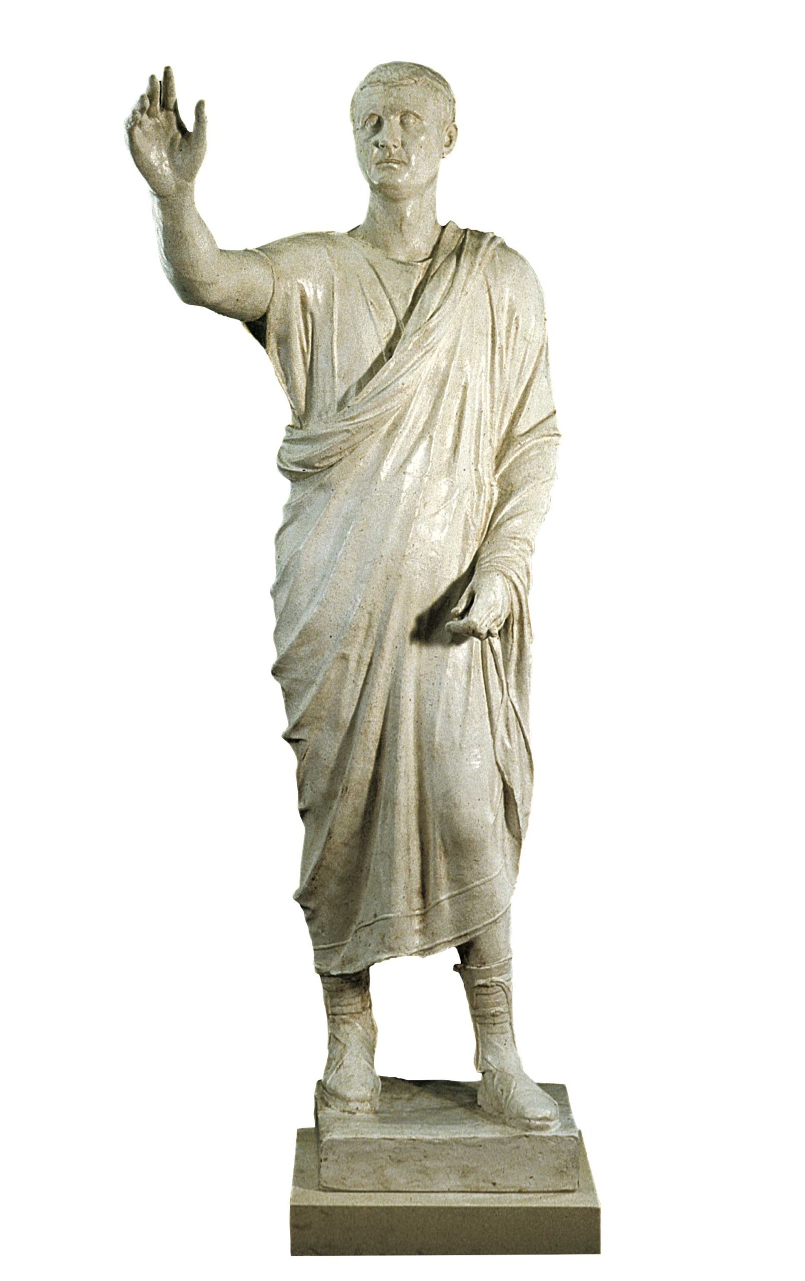 Statue of Aulus Metellus (cast in plaster)