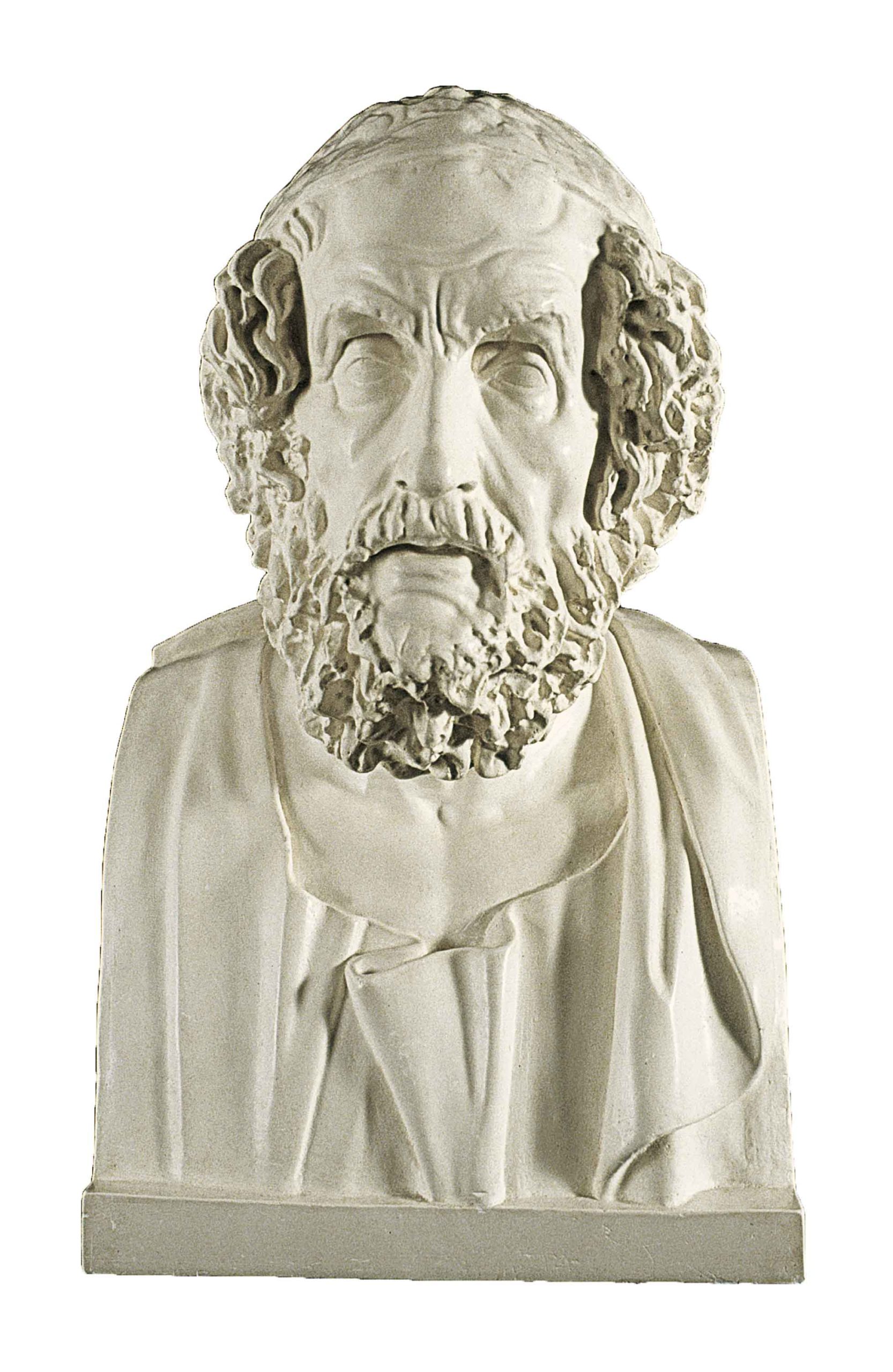 Bust of Homer (cast in plaster)