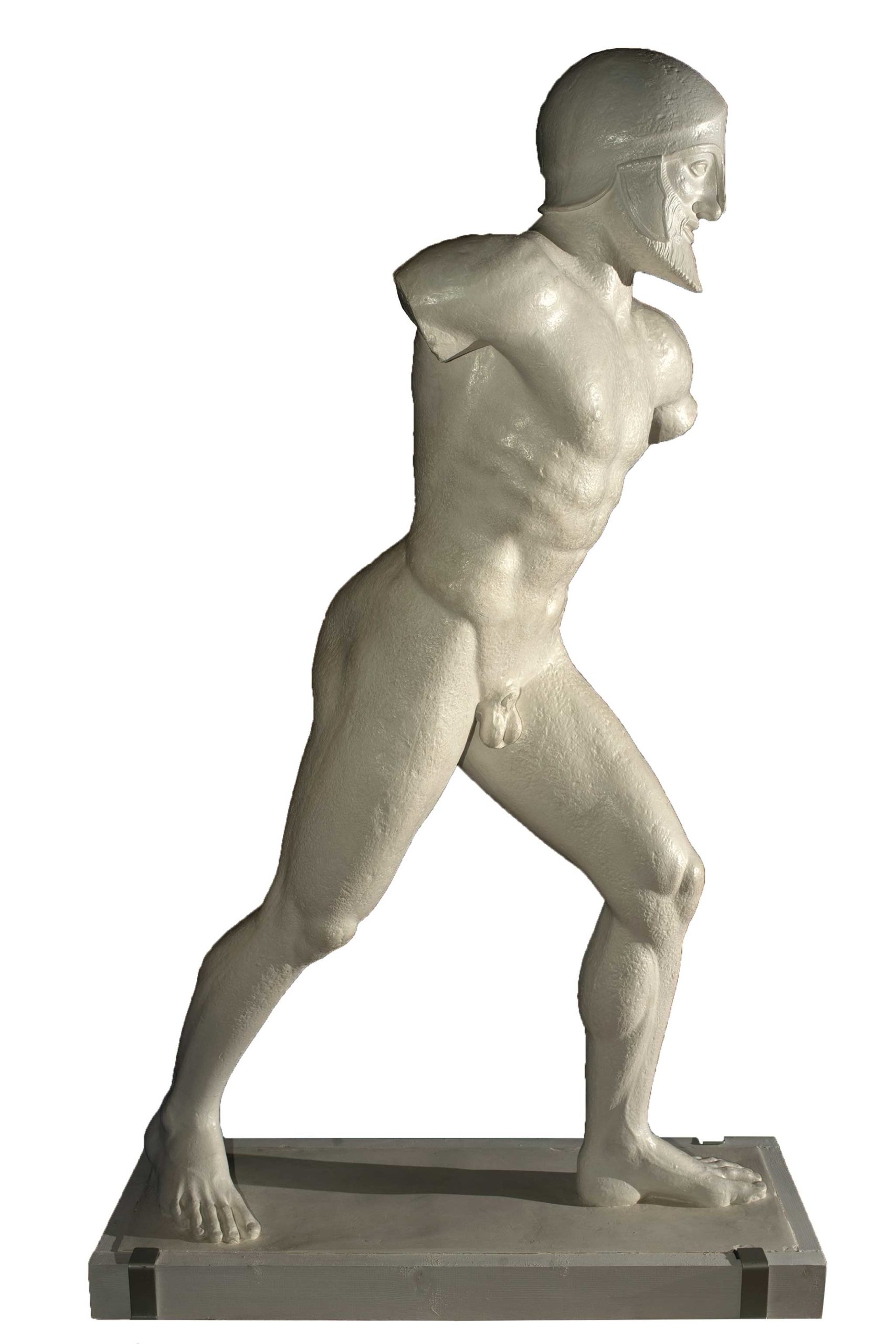 Statua di guerriero (scultura in gesso)