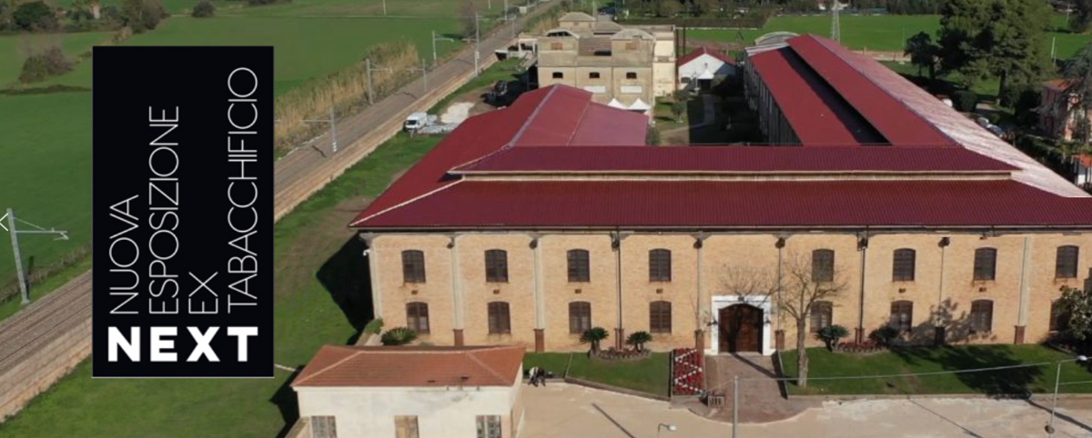 foto aerea dell'ex tabacchificio di Paestum, oggi Next